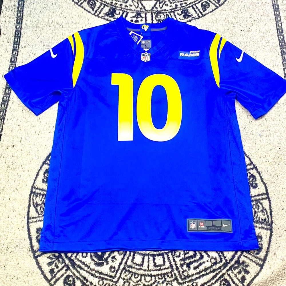 Nike NFL Los Angeles Rams Blue Home Jersey // C Kupp 10 // Large // EUC